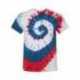 Dyenomite 200MS Multi-Color Spiral Tie-Dyed T-Shirt