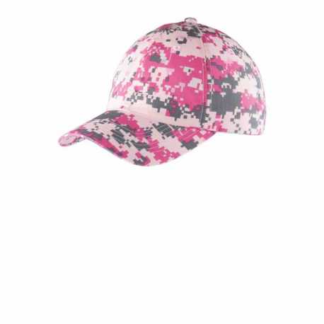 Port Authority C925 Digital Ripstop Camouflage Cap