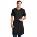 Port Authority A700 Easy Care Extra Long Bib Apron with Stain Release