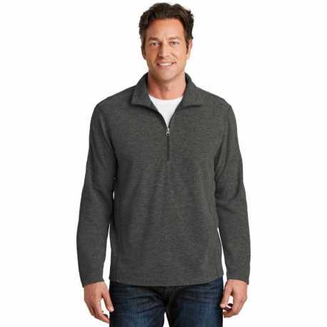 Port Authority F234 Heather Microfleece 1/2-Zip Pullover