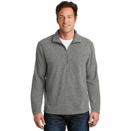 Port Authority F234 Heather Microfleece 1/2-Zip Pullover