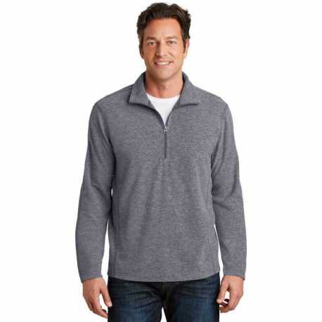 Port Authority F234 Heather Microfleece 1/2-Zip Pullover
