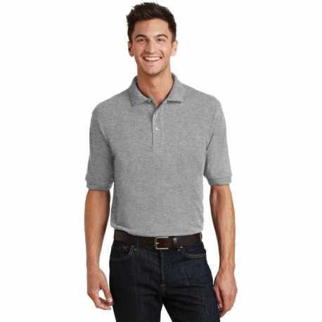 Port Authority K420P Heavyweight Cotton Pique Polo with Pocket