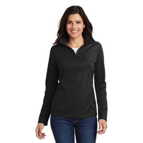 Port Authority L806 Ladies Pinpoint Mesh 1/2-Zip
