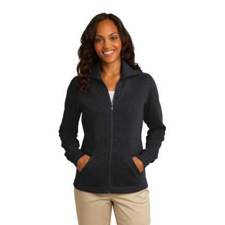 Port Authority L293 Ladies Slub Fleece Full-Zip Jacket