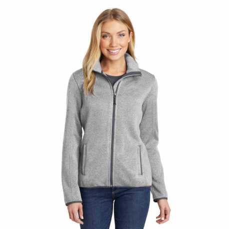 Port Authority L232 Ladies Sweater Fleece Jacket