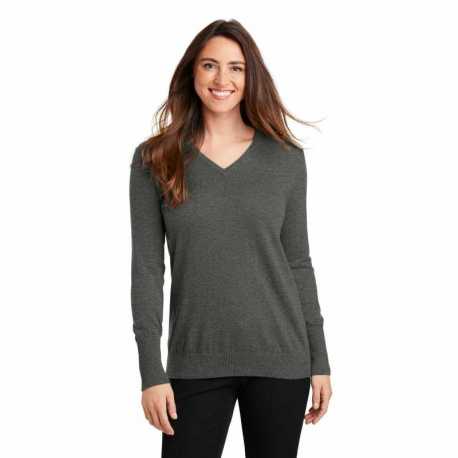 Port Authority LSW285 Ladies V-Neck Sweater