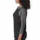 Next Level Apparel 6051 Unisex Triblend Three-Quarter Sleeve Raglan
