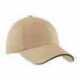 Port Authority C830 Sandwich Bill Cap with Striped Closure
