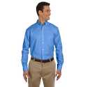 Harriton M600 Men's Long-Sleeve Oxford with Stain-Release