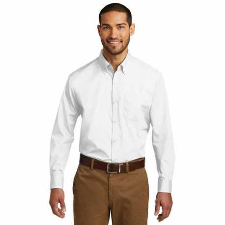 Port Authority TW100 Tall Long Sleeve Carefree Poplin Shirt