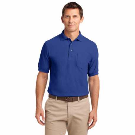 Port Authority TLK500P Tall Silk Touch Polo with Pocket
