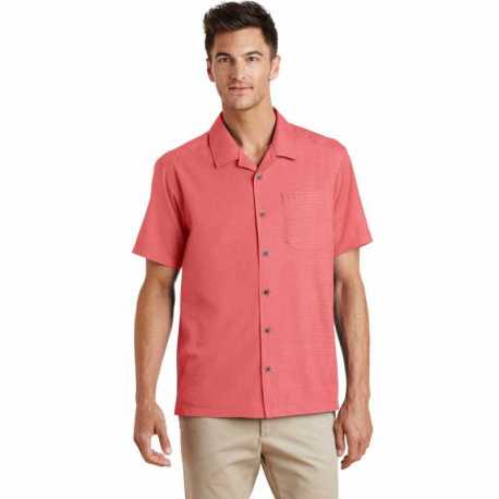 Port Authority S662 Textured Camp Shirt