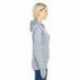 J America JA8662 Ladies Odyssey Striped Poly Fleece Lapover Hood
