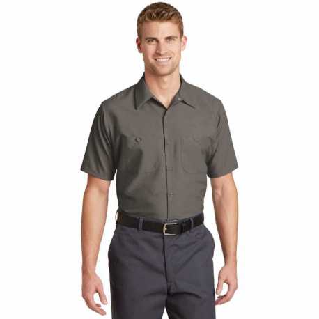 Red Kap SP24LONG Long Size Short Sleeve Industrial Work Shirt