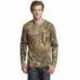 Russell Outdoors S020R Realtree Long Sleeve Explorer 100% Cotton T-Shirt with Pocket