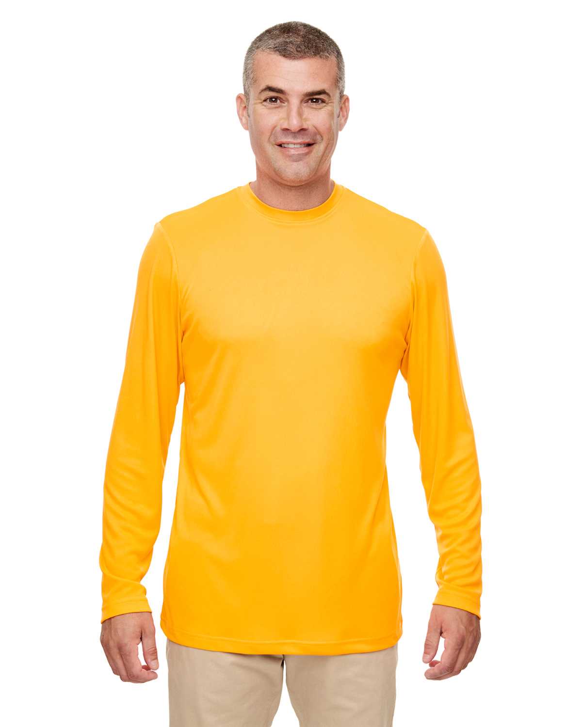 UltraClub 8622 Men's Cool & Dry Performance Long-Sleeve T-Shirt ...