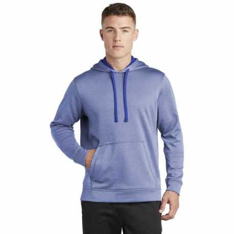 Sport-Tek ST264 PosiCharge Sport-Wick Heather Fleece Hooded Pullover