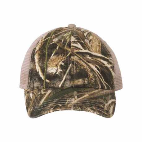 Kati LC101V Licensed Camo Washed Mesh Cap