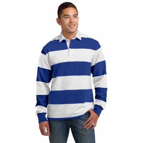Sport-Tek ST301 Classic Long Sleeve Rugby Polo