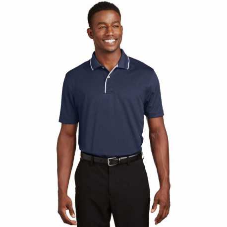 Sport-Tek K467 Dri-Mesh Polo with Tipped Collar and Piping