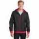 Sport-Tek JST53 Embossed Hooded Wind Jacket