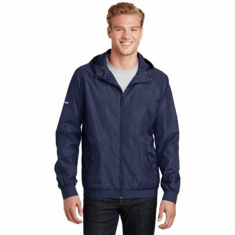 Sport-Tek JST53 Embossed Hooded Wind Jacket