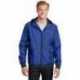 Sport-Tek JST53 Embossed Hooded Wind Jacket