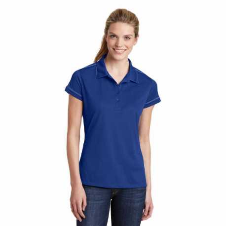 Sport-Tek LST659 Ladies Contrast Stitch Micropique Sport-Wick Polo