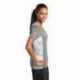 Sport-Tek LST361 Ladies Heather Colorblock Contender V-Neck Tee