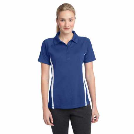 Sport-Tek LST685 Ladies PosiCharge Micro-Mesh Colorblock Polo
