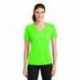 Sport-Tek LST340 Ladies PosiCharge RacerMesh V-Neck Tee