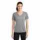 Sport-Tek LST340 Ladies PosiCharge RacerMesh V-Neck Tee