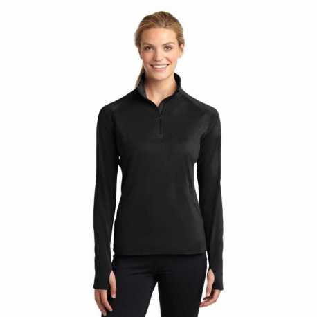 Sport-Tek LST850 Ladies Sport-Wick Stretch 1/4-Zip Pullover