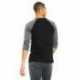 Bella + Canvas 3200 Unisex Three-Quarter Sleeve Baseball T-Shirt