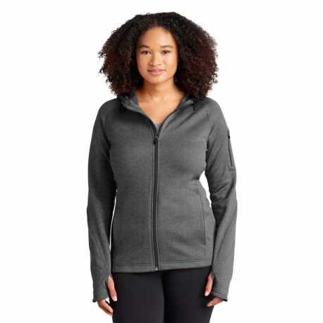 Sport-Tek L248 Ladies Tech Fleece Full-Zip Hooded Jacket