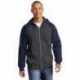 Sport-Tek ST269 Raglan Colorblock Full-Zip Hooded Fleece Jacket