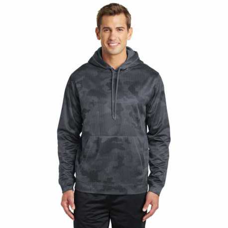 Sport-Tek ST240 Sport-Wick CamoHex Fleece Hooded Pullover
