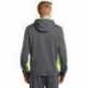 Sport-Tek ST235 Sport-Wick Fleece Colorblock Hooded Pullover