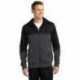 Sport-Tek ST245 Tech Fleece Colorblock Full-Zip Hooded Jacket