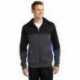 Sport-Tek ST245 Tech Fleece Colorblock Full-Zip Hooded Jacket