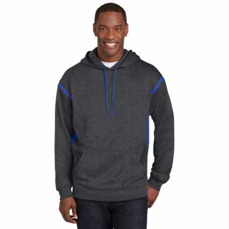 Sport-Tek F246 Tech Fleece Colorblock Hooded Sweatshirt