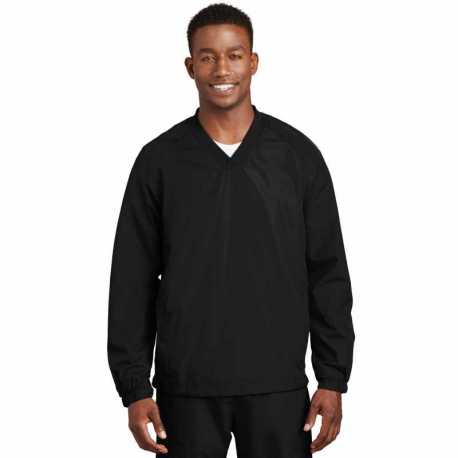 Sport-Tek JST72 V-Neck Raglan Wind Shirt