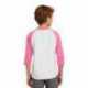 Sport-Tek YT200 Youth Colorblock Raglan Jersey