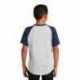 Sport-Tek YT201 Youth Short Sleeve Colorblock Raglan Jersey