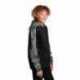 Sport-Tek YST231 Youth Sport-Wick Mineral Freeze Fleece Colorblock Hooded Pullover