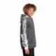 Sport-Tek YST231 Youth Sport-Wick Mineral Freeze Fleece Colorblock Hooded Pullover