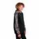 Sport-Tek YST231 Youth Sport-Wick Mineral Freeze Fleece Colorblock Hooded Pullover