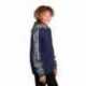 Sport-Tek YST231 Youth Sport-Wick Mineral Freeze Fleece Colorblock Hooded Pullover