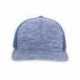 Pacific Headwear 106C Aggressive Heather Trucker Snapback Cap